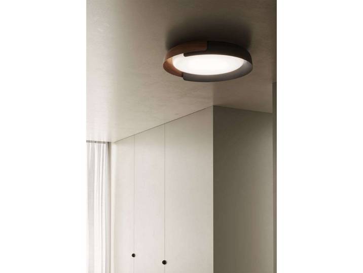 Dala Deckenleuchte 3000K Dark Grey/Wood - KDLN - Wohnzimmer - Kunststoff