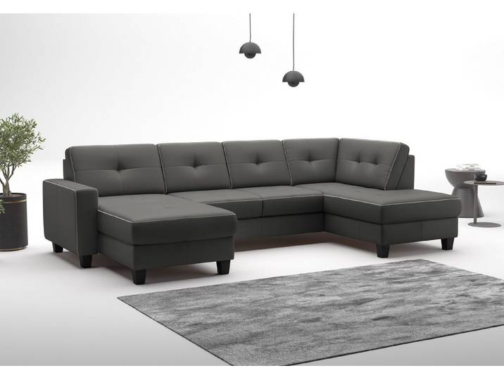 OTTO home Wohnlandschaft Varese, wahlweise mit Schlaffunktion und Bettkasten
