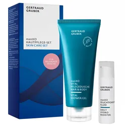 210ml GERTRAUD GRUBER menXO Hautpflege-Set (Pflegedusche 200ml + Gesichtsfluid 10ml)