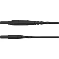 Schutzinger, Messleitung, Schützinger MSFK B441 / 1 / 100 / SW Messleitung (Stecker 4 mm - Stecker 4 mm)