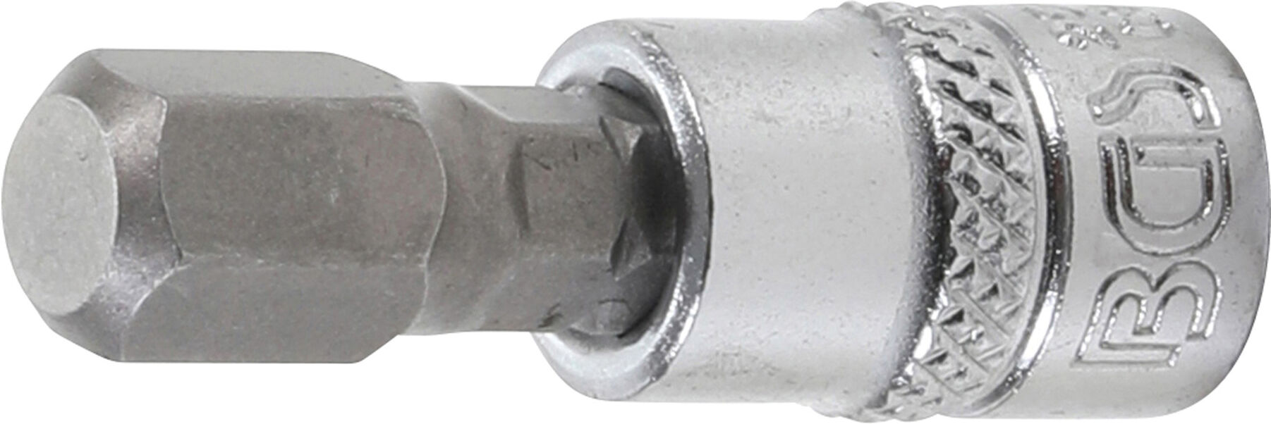 BGS Bit-Einsatz Antrieb Innenvierkant 6,3 mm Innensechskant 8 mm ; BGS technic (2502)