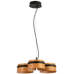 Faro LED Pendelleuchte LOOP 18W, 2700K, IP20, 3-flammig, schwarz matt FAR-29567