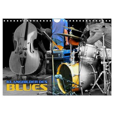 Klangbilder des Blues (Wandkalender 2026 DIN A4 quer), CALVENDO Monatskalender