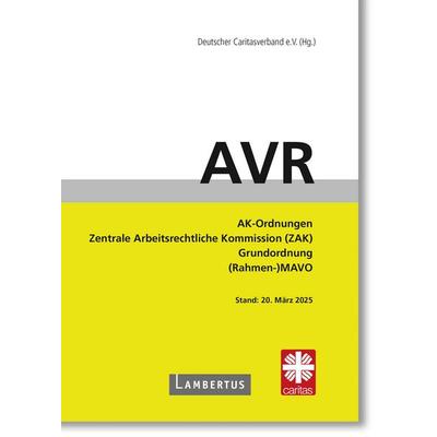 AVR Buchausgabe 2025, Taschenbuch von , Lambertus, 978-3-7841-3776-6