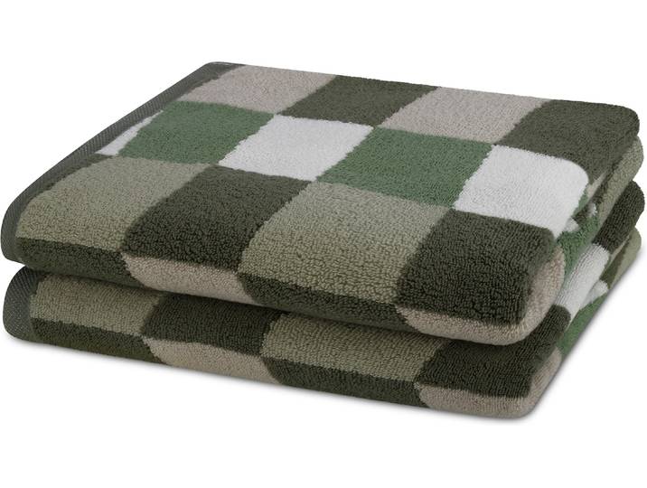Handtücher ROSS Three Stars 9040 , grün (moosgrün), B:50cm L:100cm, Frottier, Frottier, Handtücher, Handtücher, 100% Baumwolle, made in Germany