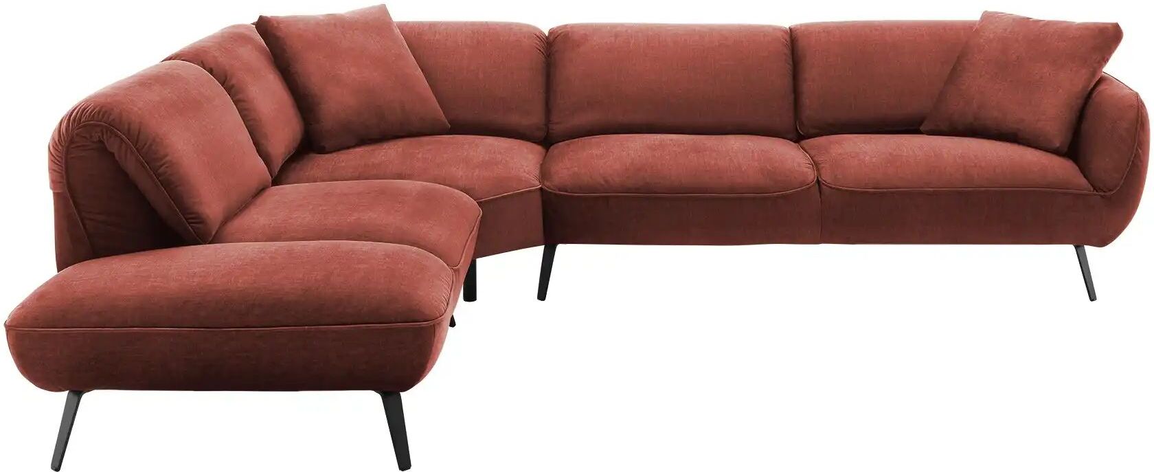 pop Ecksofa  Ventus ¦ rot ¦ Maße (cm): B: 304