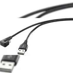 Renkforce USB 2.0 Anschlusskabel,180 Grad gewinkelt