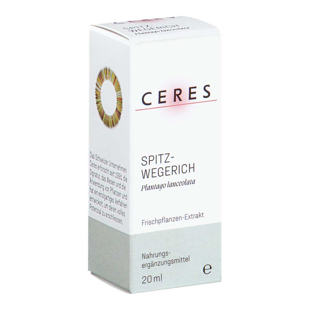 CERES Heilmittel GmbH Ceres Spitzwegerich Plantago Lanceolata Extr.tro. 19209257