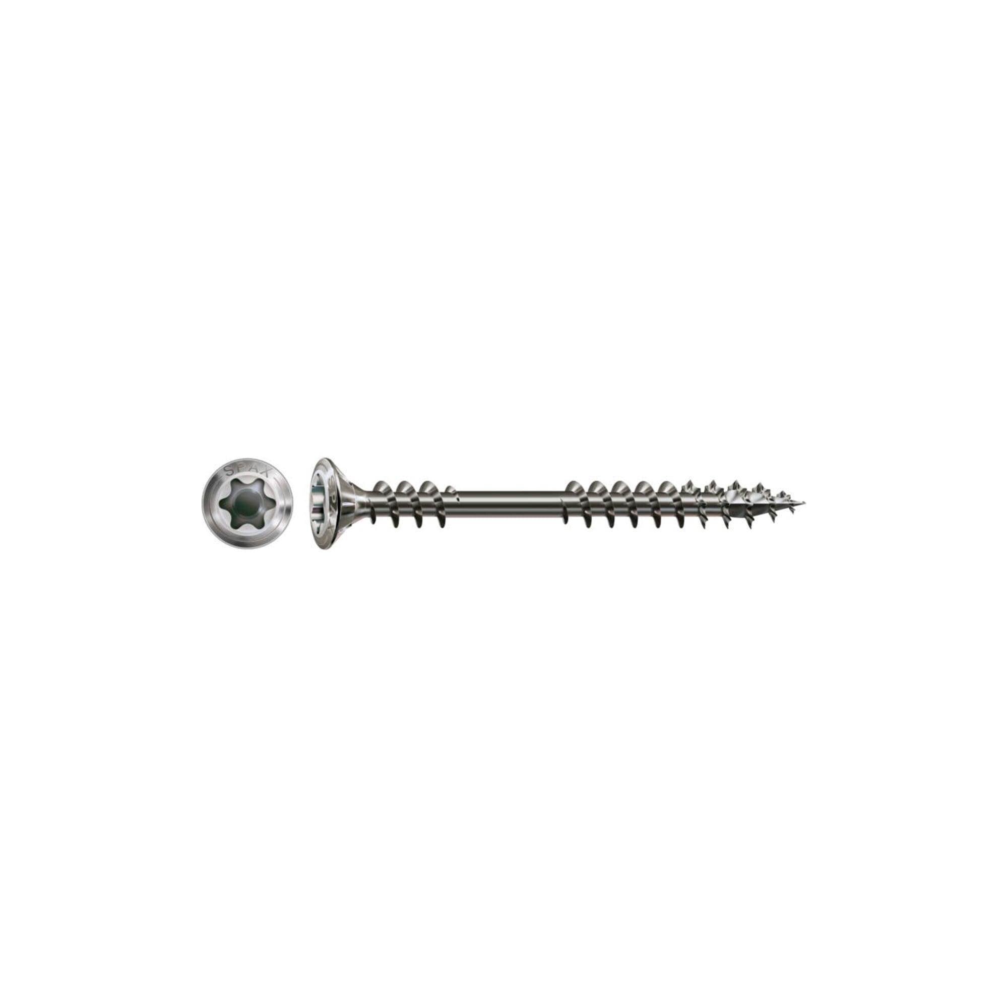 Spax Fassade 4,5 x 70 mm LinsenSenkkopf T-STAR plus Fixiergewinde 4CUT Edelstahl rostfreiei A2 (25470004507022)