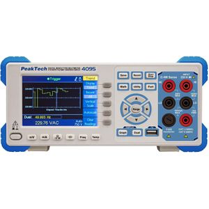 PeakTech Multimeter P 4095, digital, TRMS, CAT I 1000 V, CAT II 600 V, 60000 Counts, Auto-Range