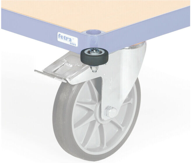 fetra - 4 roulettes déflectrices 50 mm pour matériel de transport (1299)