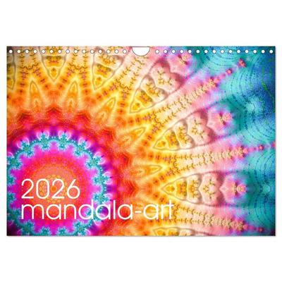 mandala-art (Wandkalender 2026 DIN A4 quer), CALVENDO Monatskalender