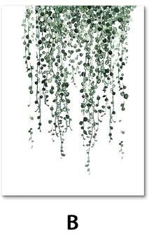 Inspired Living Nordic Botanical Wall Art Set Tropical Monstera & Leaf Canvas Prints b 10x15cm No Frame