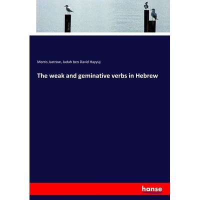 The weak and geminative verbs in Hebrew, Taschenbuch von Morris Jastrow,Judah ben David Hayyuj, Hansebooks, 978-3-337-41449-8