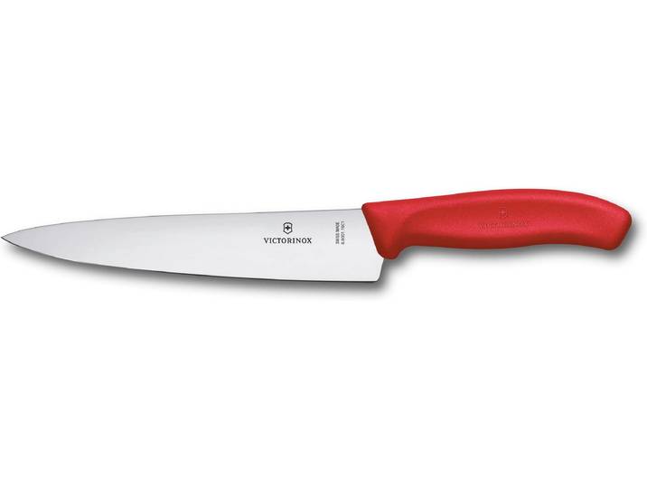Kochmesser VICTORINOX Swiss Classic, 19 cm, Blister , rot, Klingenlänge 19cm, Stahl, Kochmesser, Kochmesser