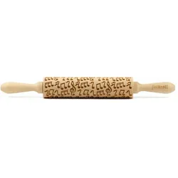 Folkroll Musik medium 37 cm, Wallholz, Braun