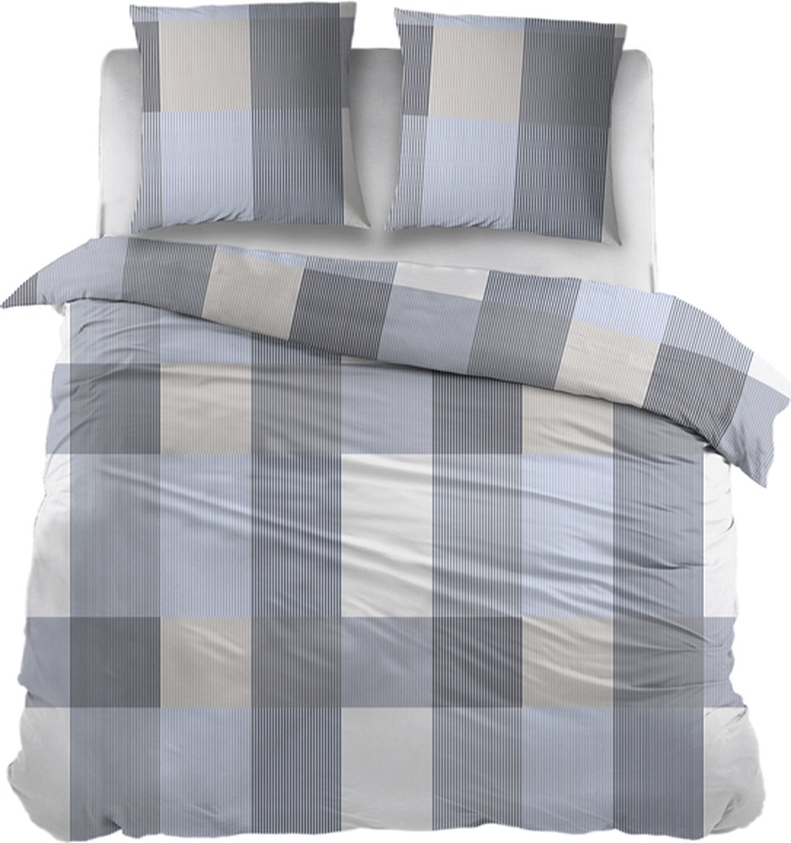 Snoozing Rudolf Dekbedovertrek Tweepersoons Blue 200 x 220 cm