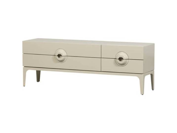 WOOOD Merge Tv Meubel - Eucalyptus hout - Dust/Beige - 57x160x44