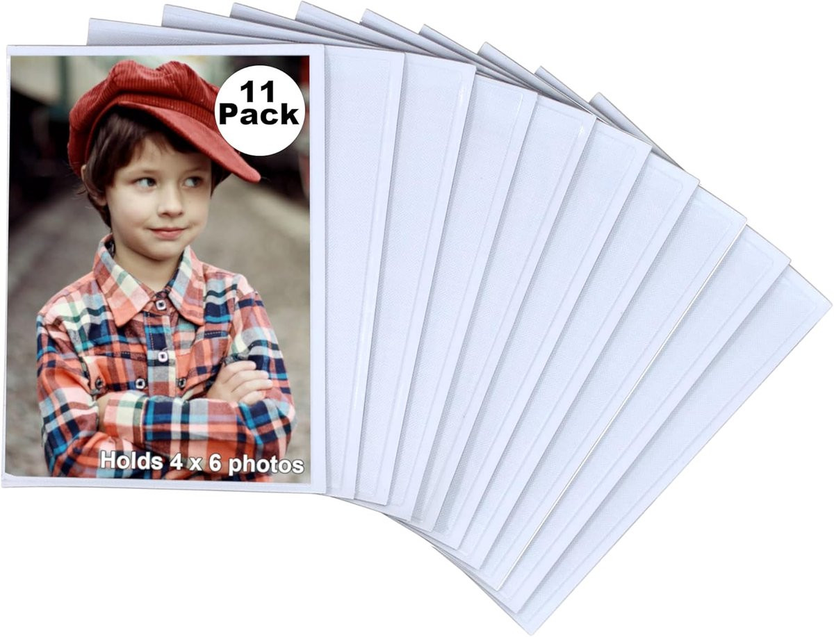 Magnetische Fotohoezen Wit - Herbruikbare Fotohouders voor Koelkast Decoratie - 4x6 Inch