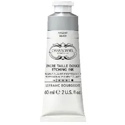 Winsor & Newton, Künstlerfarbe + Bastelfarbe, Charbo Ink 60Ml Silver 710
