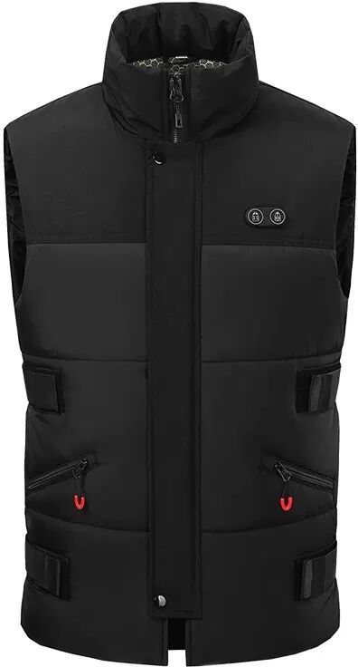INF Verstellbare USB-Heizweste, beheizbare Jacke mit Ladefunktion, elektrische Weste 5XL