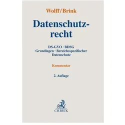 Datenschutzrecht, Fachbücher von Stefan, Marion, Brink, Wolff, Stefan/Albers u a, Heinrich Amadeus