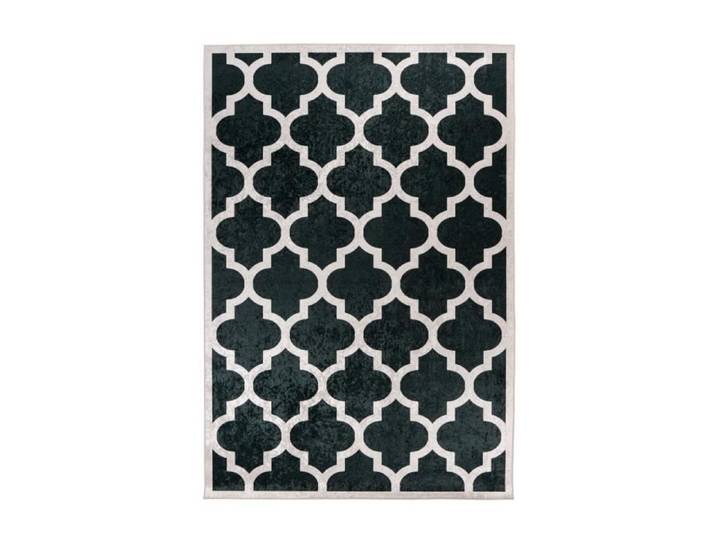 NOVATREND - Tapis de salon moderne DOROTHY - Noir - 120x170 cm