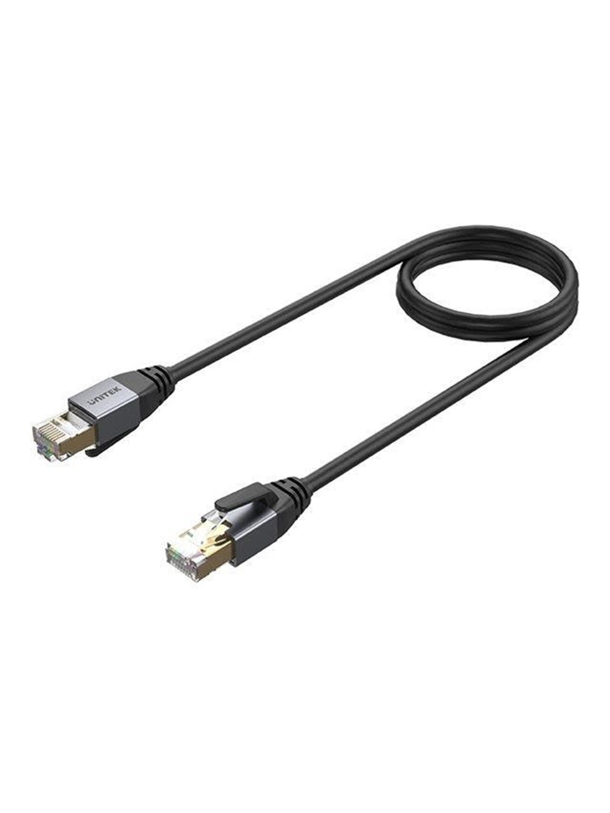 Unitek network cable - 1.5 m - black - Schwarz - 1m