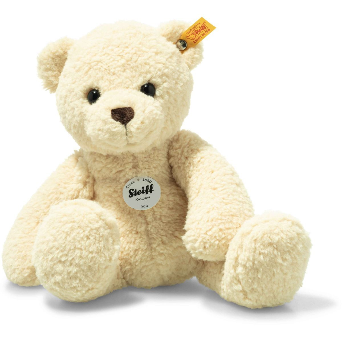 Steiff knuffelbeer Mila, vanillekleurig, 30 cm