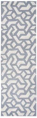 Alora Decor Berlin Collection Grey Geometric Rug