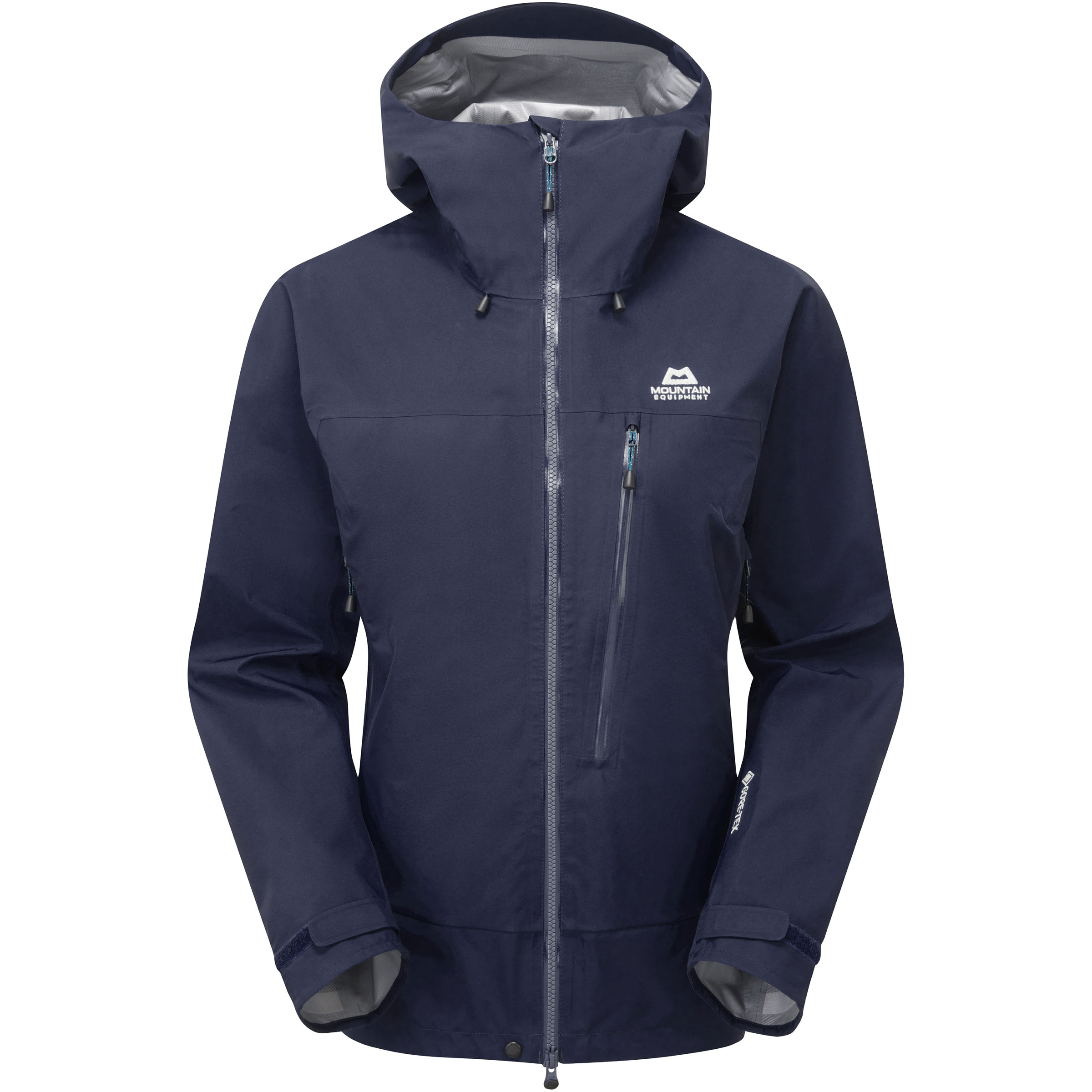 Mountain Equipment Makalu Damen Regenjacke blau Größe XXL Trekking Winddicht Wasserabweisend