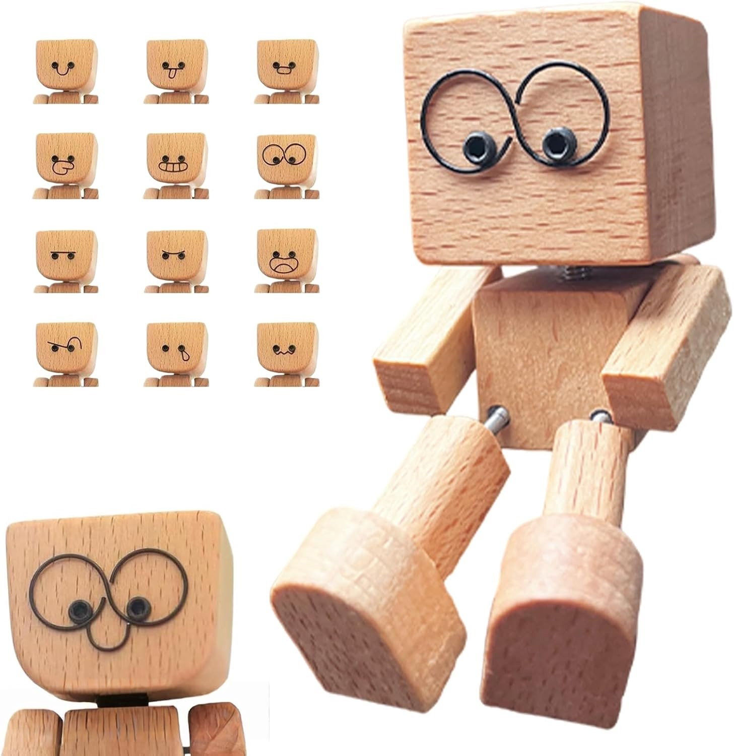 Houten Wobbelende Figuren voor Dashboard, Creatieve Decoratie en Cadeau Ideeën