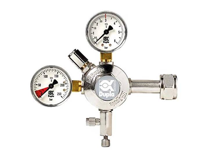 DUPLA CO2 Armatur Pro I Druckminderer I Integriertes Rückflussventil