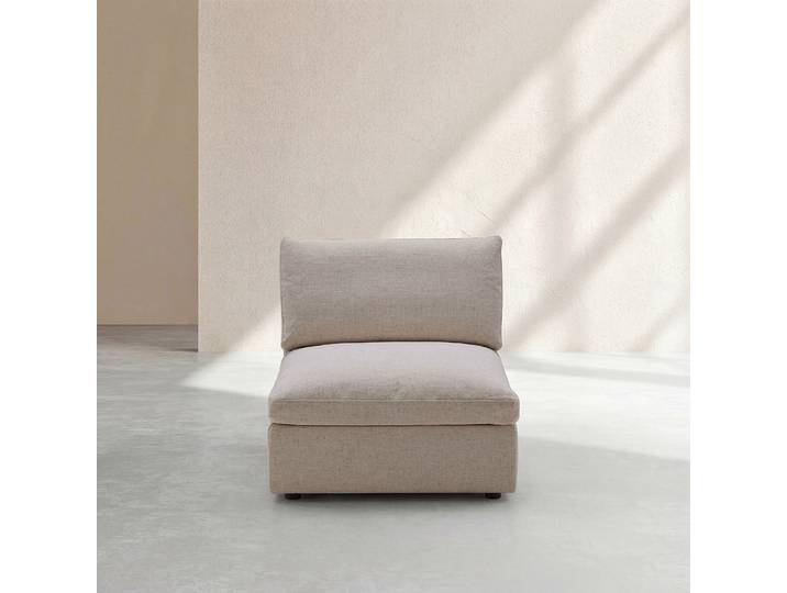 HABITAT - Chauffeuse en tissu - Taupe - Lavinio
