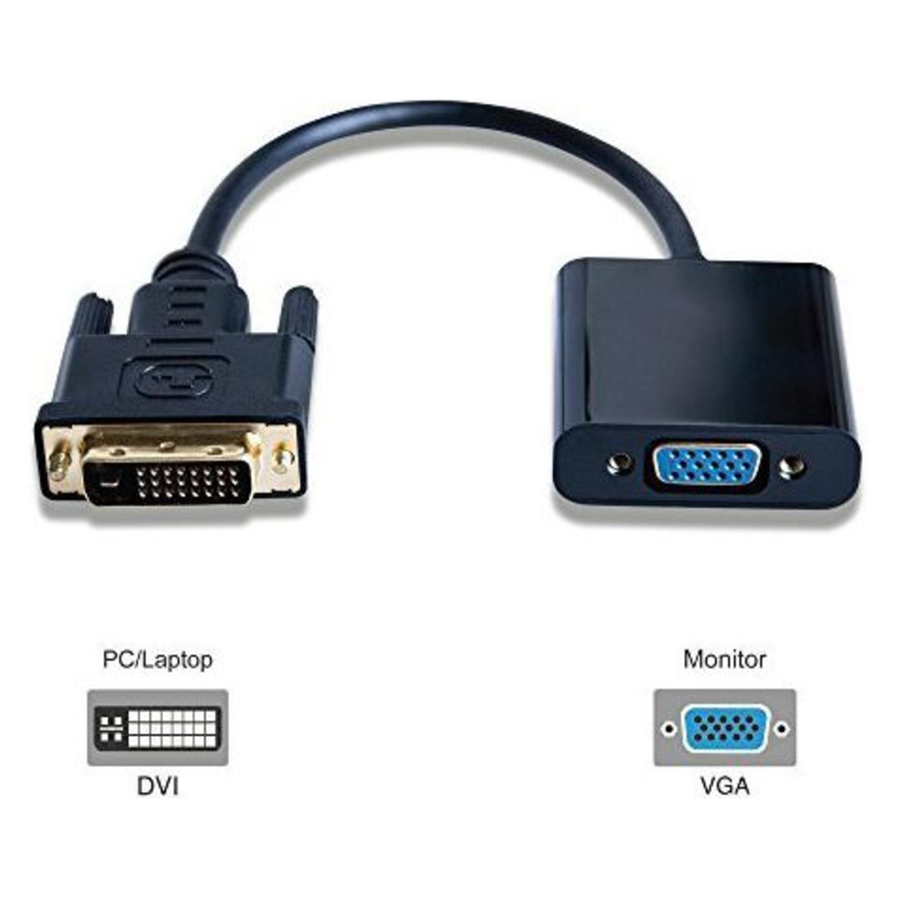 MicroConnect Adapter AV DVI-D - D-Sub (VGA) schwarz (DVIDVGA) (DVIDVGA)