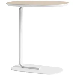 Muuto Relate Beistelltisch, 60,5 cm, eiche laminat / off white