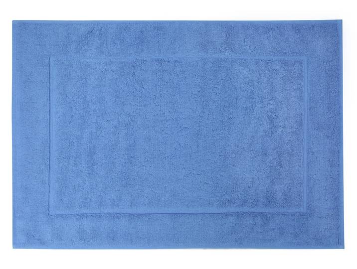 Badematte FRAMSOHN FROTTIER Essential , blau (azur), H:11mm, Baumwolle, Badematten, Badematte, Baumwolle, Badvorleger, dicht gewebt, Hotelmatte, Zwirnfottier