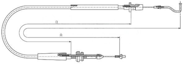 Metzger Autoteile Gaszug Cofle 110636 Für Vw