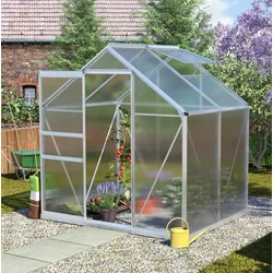 Vitavia Gewächshaus "Calypso 3000",aluminium eloxiert,3,0 m2