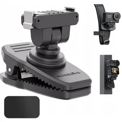 Sunnylife MJ-172-D Clip-Halterung – Magnetfuss – Für DJI Osmo Nano & Action 6, Action Cam Zubehör, Schwarz