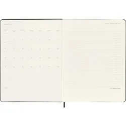 Moleskine, Agenda, Geschäftsagenda Professional Hard Cover Weekly Vertical Pro (A5, 1 Woche / 2 Seiten)