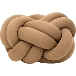 Puf Knot XL, karamellfarben