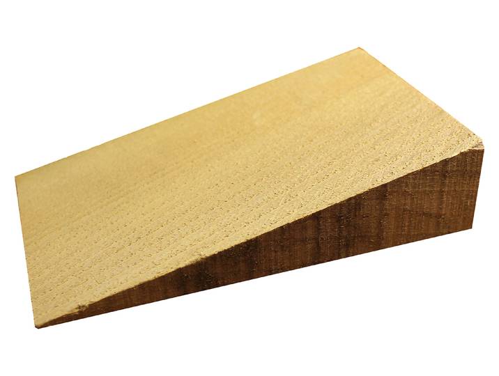 Oecoplan Holzkeil Buche 8x13 cm 0-30 mm