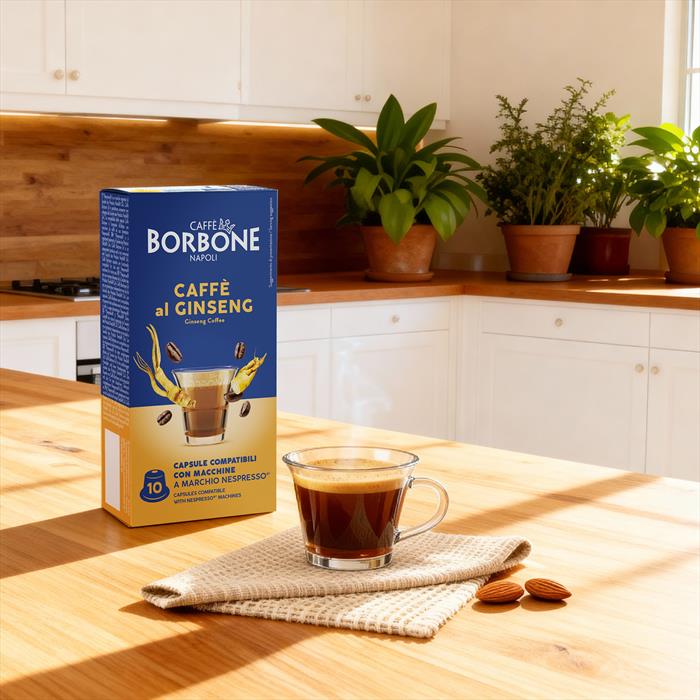 CAFFE BORBONE Caffe Al Ginsenseg Nespresso 10 Caps-multicolore