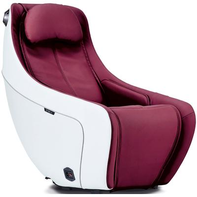 Massagesessel SYNCA, rot (bordeaux), Sessel, Kunstleder, LED-Beleuchtung,Lederoptik,mit Kissen,mit Massagefunktion, Massagefunktion, B/H/T: 56cm x 66cm x 117cm, B:56cm H:66cm T:117cm