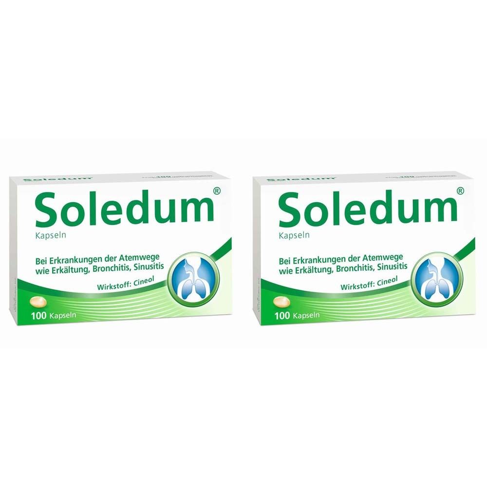 Soledum 100 mg magensaftresistente Kapseln 2x 2x100 St magensaftresistent