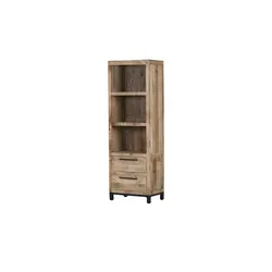 Regal  Kuba , holzfarben , Maße (cm): B: 60 H: 180 T: 40.0