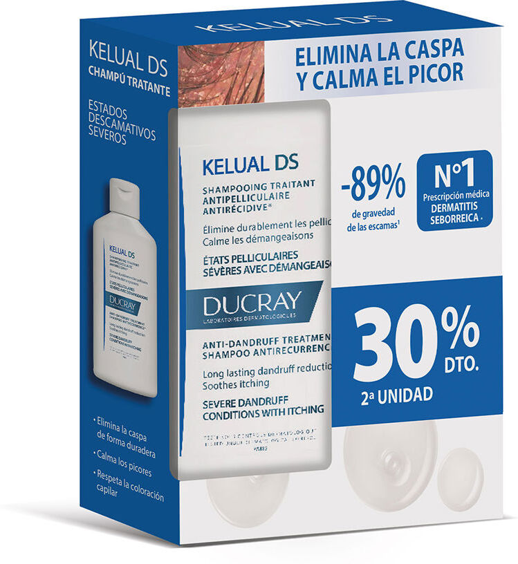 Ducray Kelual Ds shampoing traitant antipelliculaire duo 2 x 100 ml