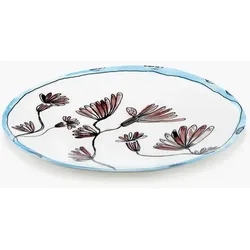Serax Teller S Camelia aubergine midnight flowers von Marni 31cm