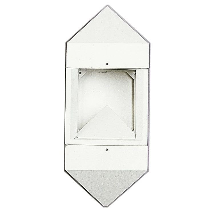 Albert Triangle Buitenverlichtingsarmatuur - Wit - 30 cm